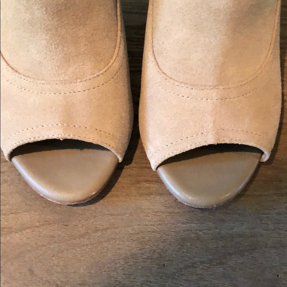 Joie Suede Edison Open Toe Booties size 7 - Picture 6 of 6